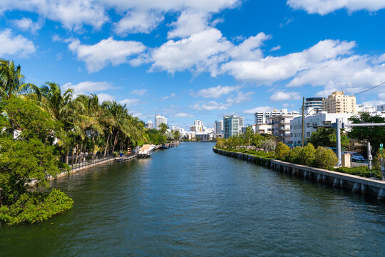 City waterfront with house. Vacation building in summer. Luxury waterfront house. Hotel building architecture. Residential architecture. Vacation building in summer at the river