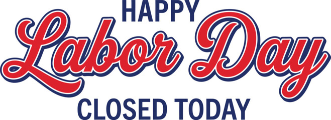 Happy labor day sale announcement festive graphic for business promotions holiday greetings © Manik Miah