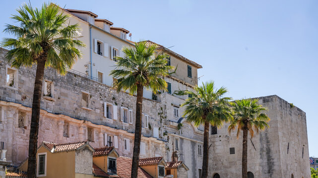 Scenic shots around Split Croatia