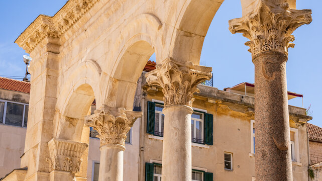 Scenic shots around Split Croatia
