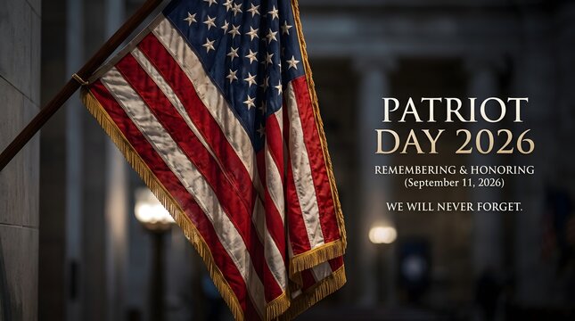 Patriot day 2026 remembering and honoring september 11 we will never forget