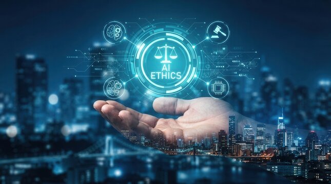 Balancing AI power with strong ethics to ensure fairness and responsible decisions.