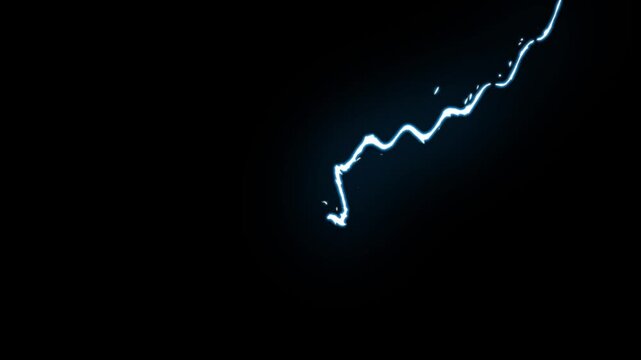 Electric thunderstorm abstract lightning bolt energy animation, Flash FX electric thunder explosion, burst explosion electric lightning thunder energy power with thunderbolt lightning effect.