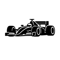 Obraz premium F1 Racing Car Vector Illustration