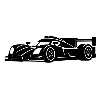 Le Mans Prototype Car Silhouette