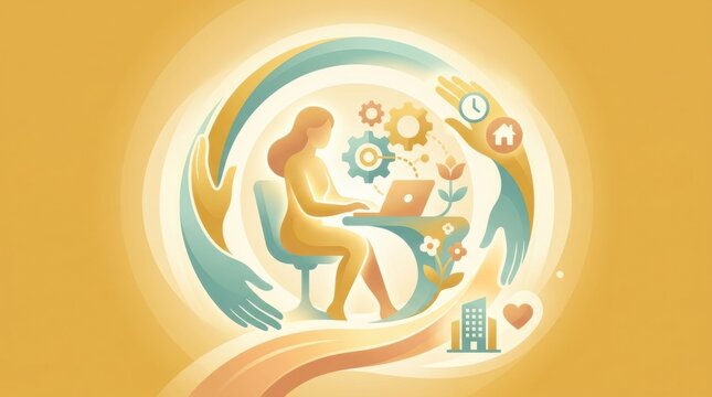 Women facing chronic pain from endometriosis and PCOS are encouraged to seek flexible work options for better health management.
