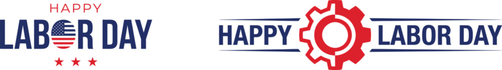 Happy labor day celebration patriotic designs for workers american holiday greetings © Mst