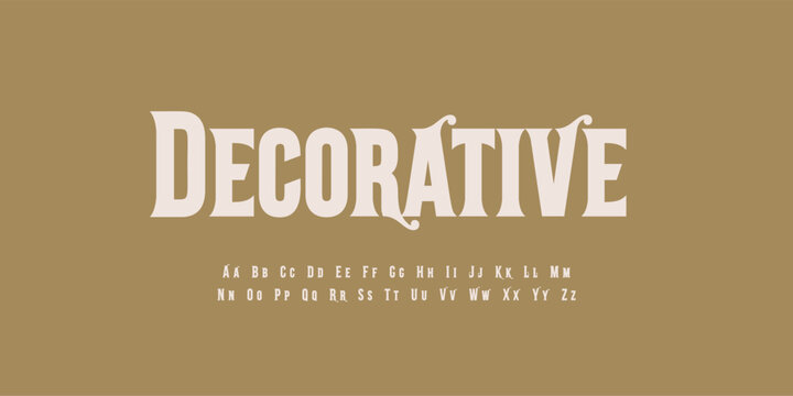 Antique Font Victorian Logo Vintage Alphabet Swash Letter Set Modern Royal Typography, Ornate Typographic Design Tattoo Text Title, Alcohol Typo, Wine Flourish Headline. Charm Fonts. Vector Typeface