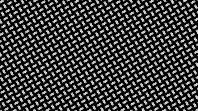 Seamless pattern with metal grid. animate footage. 4k
