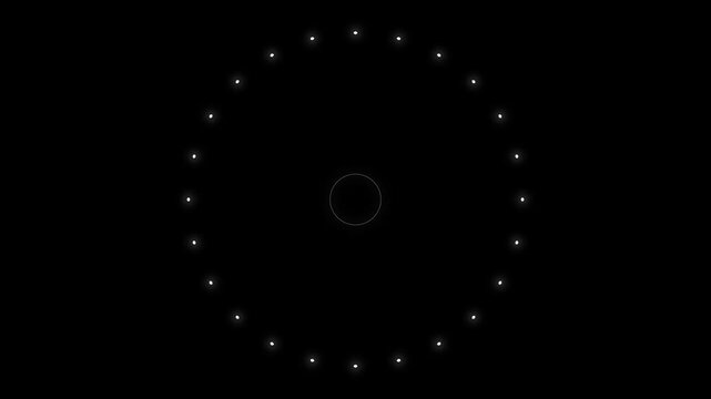 Circle firework burst animation with glowing line explosions, shiny ellipse rings, sparkling blast effects, seamless motion graphics template on black background, cinematic celebration overlay in 4K.