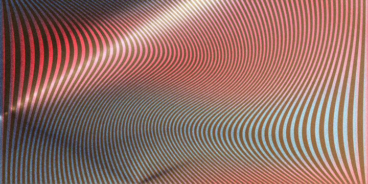 Abstract copper and red background with metallic wave texture effect