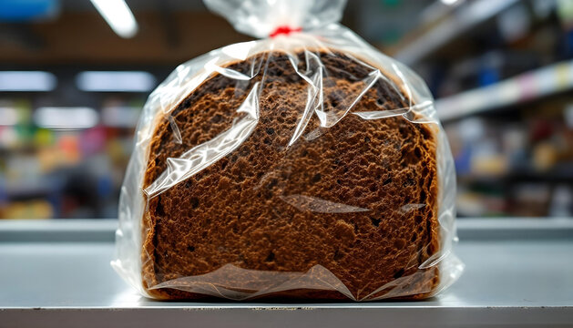 Bread loaf packaged