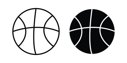 Basketball icon simple designs collection © Delour