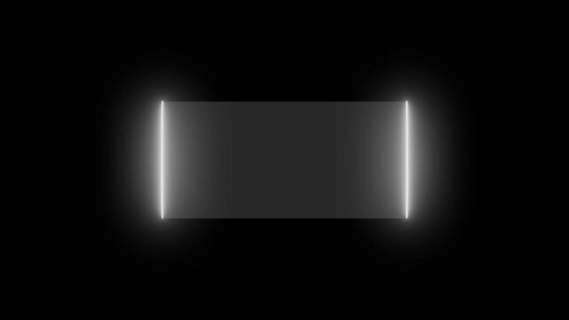 HUD Square Frames ,HUD GUI futuristic element Sci-fi concept design. Callouts title. Modern banner, frame of lower third. Neon hologram screen overlay horizontal Digital, 4k quality animation video.
