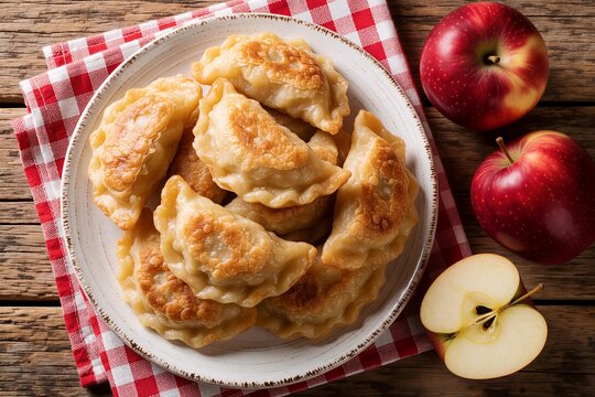 Homemade Apple Dumplings with Fresh Apples