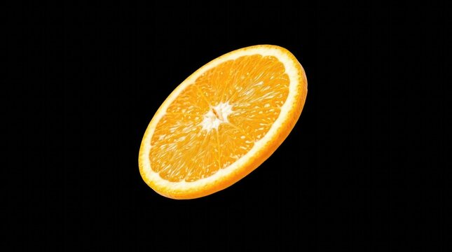Isolated orange slice png high resolution citrus fruit graphic for design