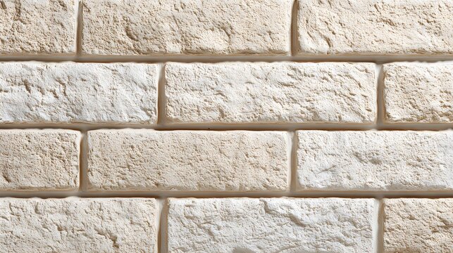 Light beige brick wall texture with a modern rectangular masonry pattern
