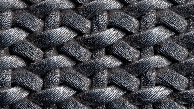 Close-up macro view of a tightly woven silver galvanized metal mesh texture