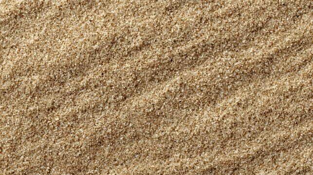 Warm beige sand texture with extremely fine grains and perfectly level surface