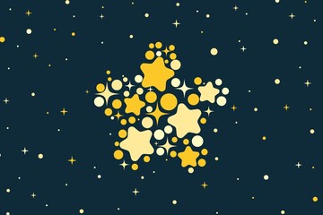 Galaxy and star night background. © Sudakarn