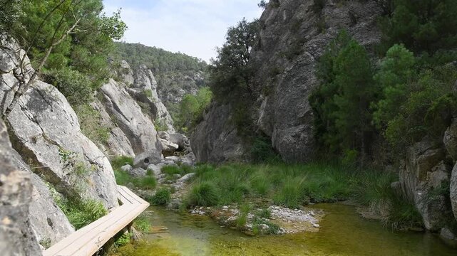 Travel Destination El Parrizal de Beceite Fluvial Route in Summer
