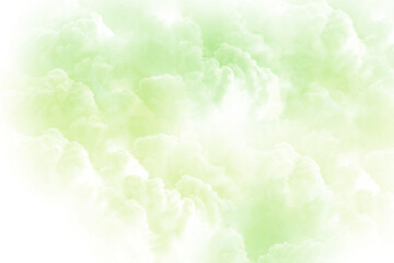 Fototapeta premium Dark Green Cloud Smoke Texture Abstract Fantasy Magic Overlay on Transparent Background