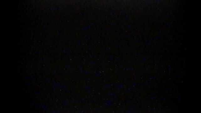 Wrinkled blank VHS tape with moderate noise overlay footage