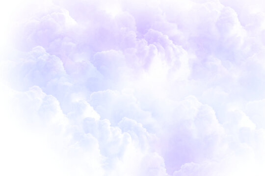 Dark Purple Blue Cloud Smoke Texture Abstract Mysterious Storm Overlay on Transparent Background