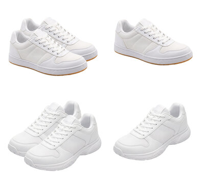 tenis generico branco  - transparency .png