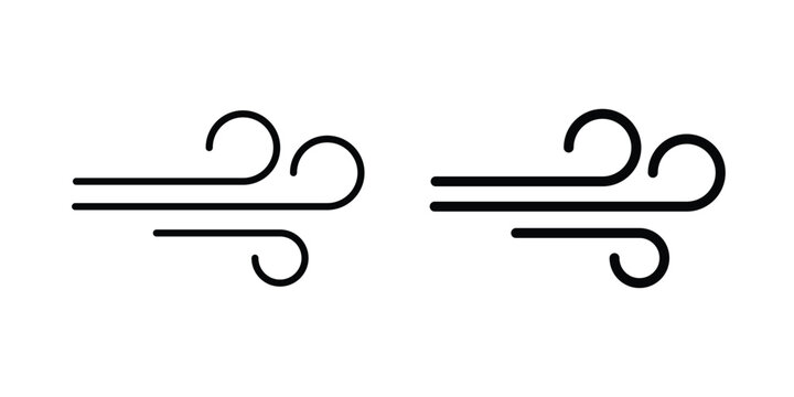 Clean Air icon vector graphic series