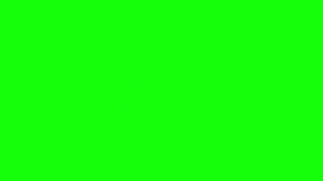 Happy Brown Monkey Swinging on Vine Animation on Green Screen for Chroma Key Video Editing