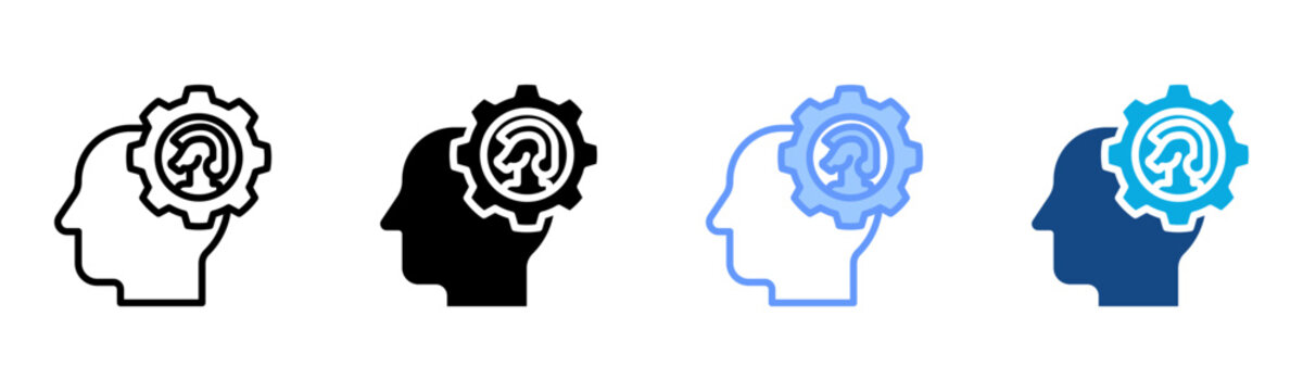 Strategic Icon Multiple Style Vector Illustration