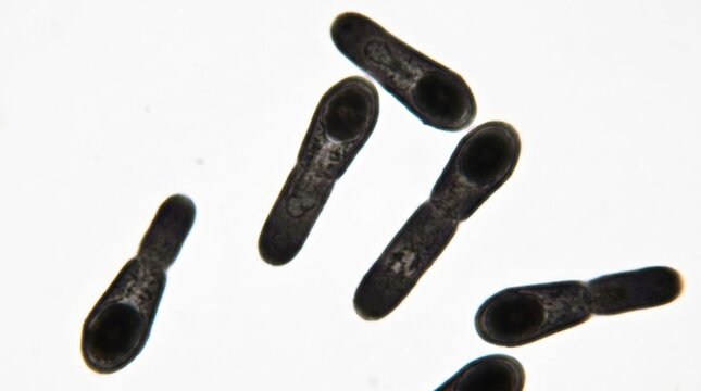 Pathogenic spore structure: Tetanus bacterium, Lockjaw disease, Clostridium tetani, trismus symptom, opisthotonos sign, neurotoxin agent, general infection.