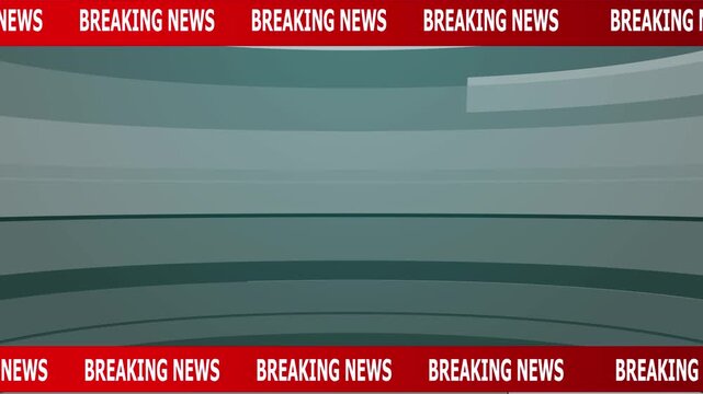 News lower third background overlay template with green screen, TV broadcast style animation for breaking news or live updates .Breaking news lower third 3rd chyron 3rd loop 4k video .