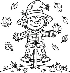 Fototapeta premium Halloween greeting vector design. Vector illustration on a white background.