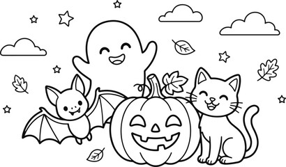 Fototapeta premium Halloween vector design