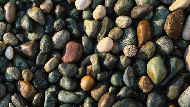 pebbles on the beach