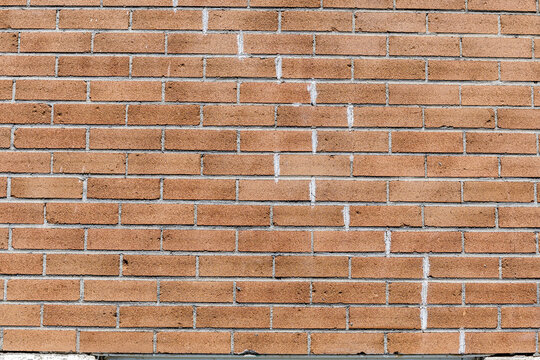 Concrete repairs in a brick wall