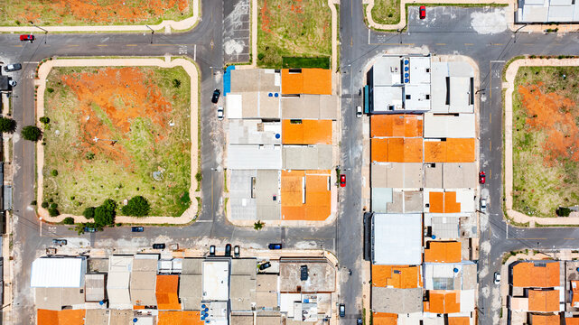 Aerial view of the Riacho Fundo II is an administrative region of the Federal District, located about 18 km from Bras&iacute;lia. Founded in May 1995, it is home to more than 85,000 residents. DF, Brazil 202