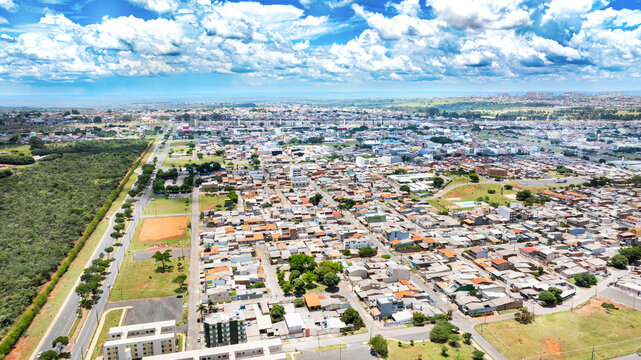 Aerial view of the Riacho Fundo II is an administrative region of the Federal District, located about 18 km from Bras&iacute;lia. Founded in May 1995, it is home to more than 85,000 residents. DF, Brazil 202