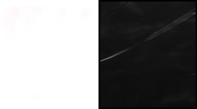 Minimalist black and white split screen background, abstract dark marble texture with subtle light streak, clean dual tone composition for modern design
