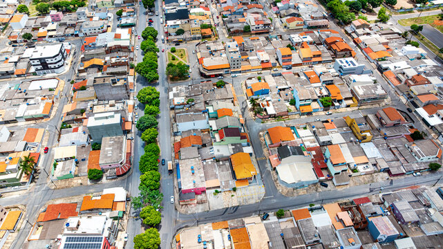 Aerial view of the Riacho Fundo II is an administrative region of the Federal District, located about 18 km from Bras&iacute;lia. Founded in May 1995, it is home to more than 85,000 residents. DF, Brazil 202