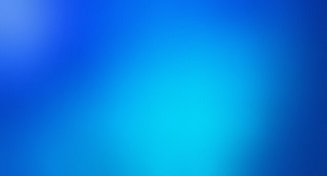 Minimalist blue gradient background with grainy texture effect and soft light glow transition for professional web design and creative presentation