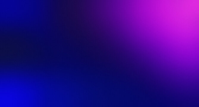 Abstract purple and blue grainy gradient background with soft light effects and dark textured aesthetic for creative design and modern digital art uses