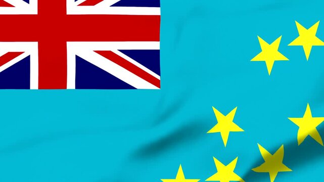 British flag and European Union stars on blue background