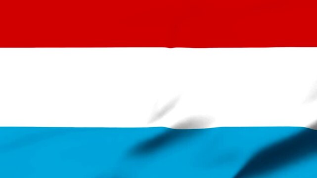 Flag of Netherlands, Netherlands 3D Animation flag waving in the wind. 4K Netherlands Flag Animation waving 