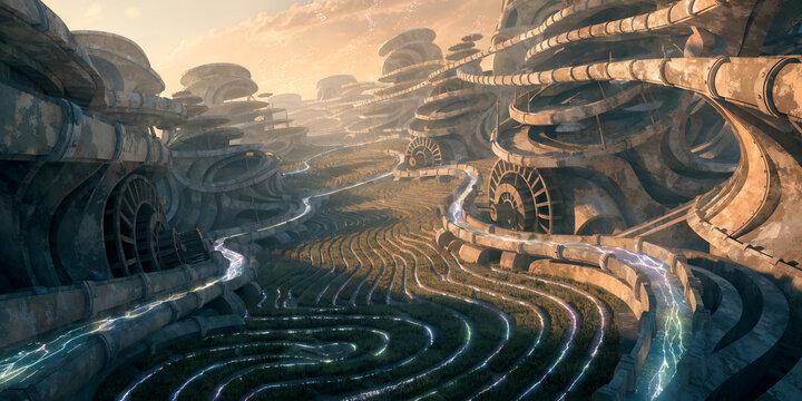 The Infinite Circuit Terraces