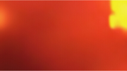 A high quality bright red background with a heavy grain effect and a striking yellow light flare bursting from the upper corner. © MalikUzair