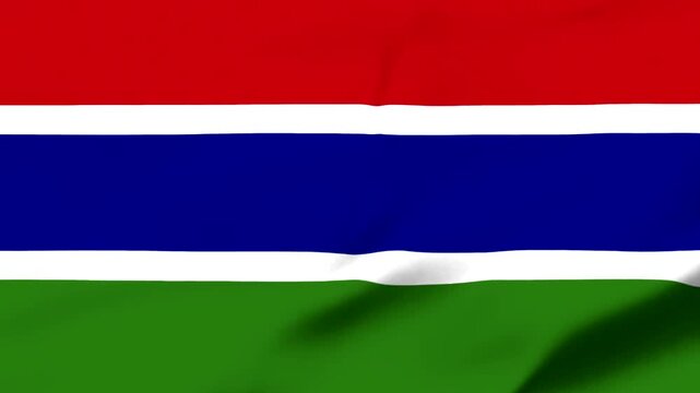 Thailand national flag waving in the wind with vibrant colors