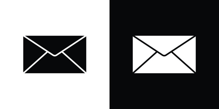 Email icon lineart symbols pack. EPS10
